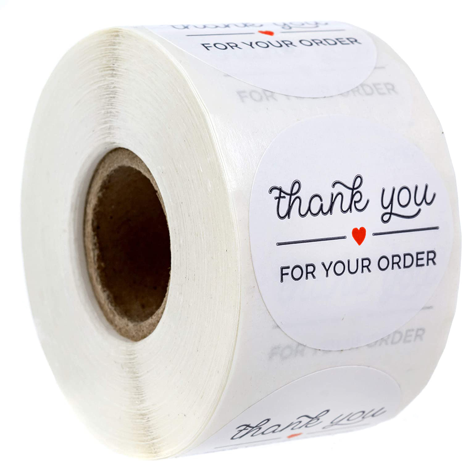 Candle Warning Label - Adesivo bianco di ringraziamento per l'acquisto