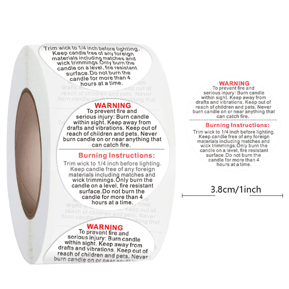 100 Etichette di Avvertenza pe - Candle Warning Label recensione e prezzo