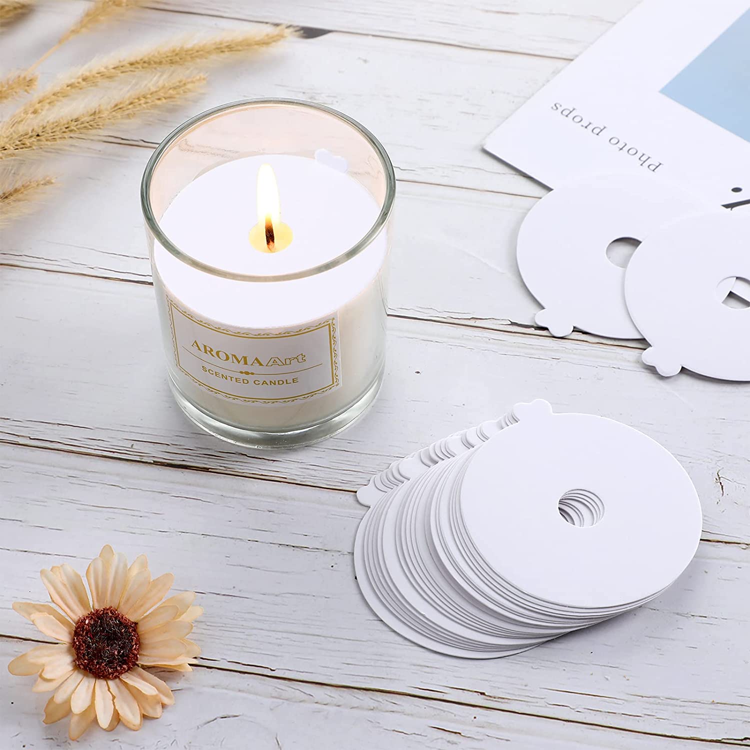 100 pezzi Protezioni antipolve - Candle Warning Label recensione e prezzo