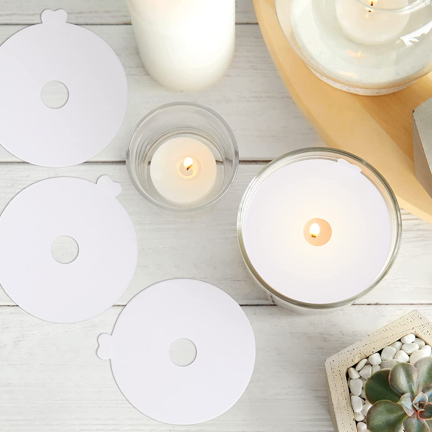 100 pezzi Protezioni antipolve - Candle Warning Label recensione e prezzo