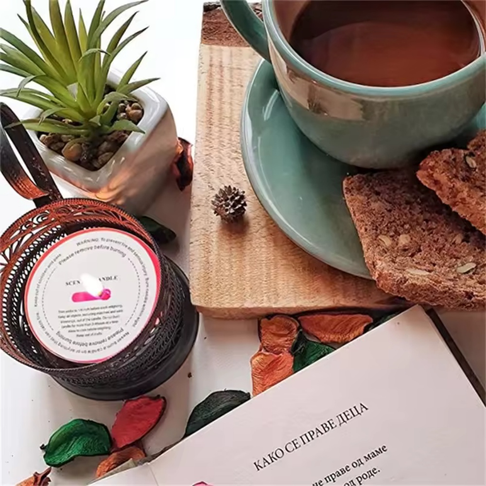 10/50 Pezzi Etichette Rotonde  - Candle Warning Label recensione e prezzo