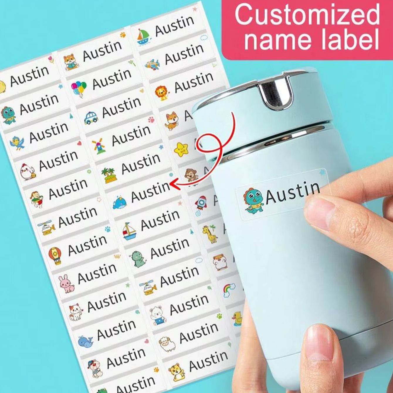 1-500 adesivi personalizzati c - Candle Warning Label recensione e prezzo