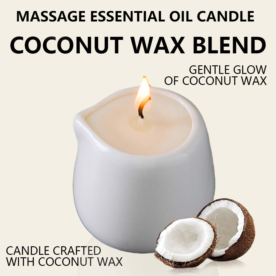 Candela per Massaggi Naturale  - Coconut Wax Flake recensione e prezzo