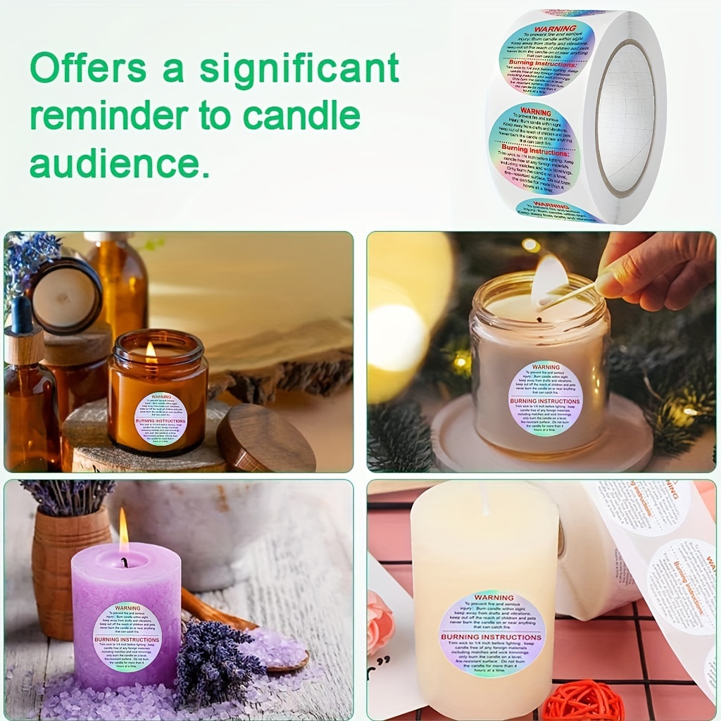 500 etichette di avvertimento  - Candle Warning Label recensione e prezzo